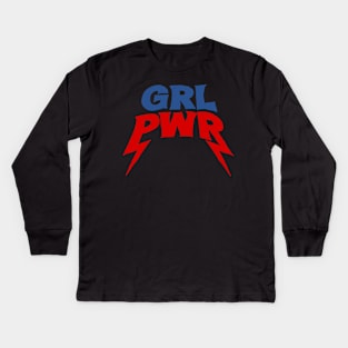 Grl pwr Kids Long Sleeve T-Shirt